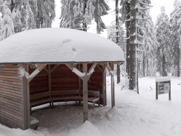 Pavillon am Wanderweg &quot;Goldsteig&quot; oder Nr. 6