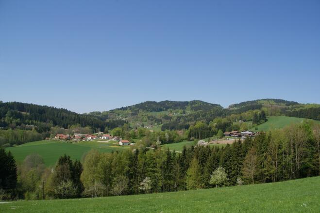 Blick von Notzling nach Sparr