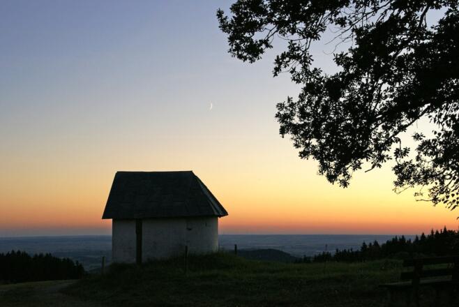Abendstimmung bei Meinstorf-Kapelle