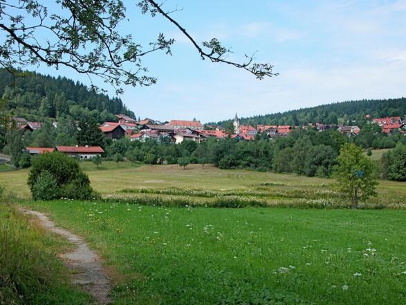 Weg in den Kurpark St. Enlmar