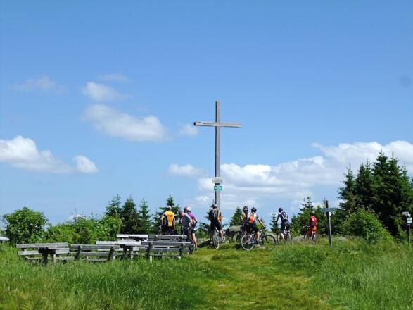 Am Pröller (1048 m), dem ersten Tausender der Tour