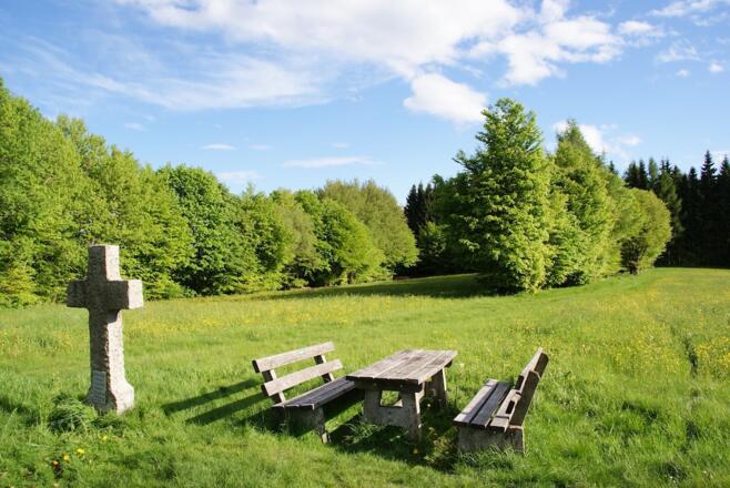 Rastplatz am Wanderweg Nr. 2