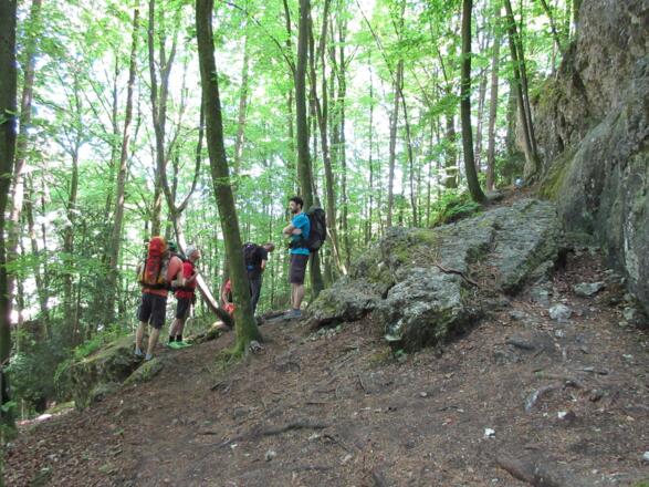 bequemer Wandfuß am Hohen Eck