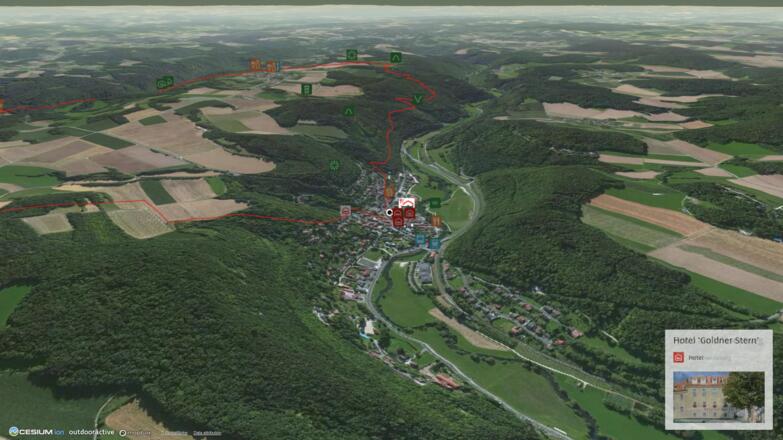 Themenweg in der Fränkischen Schweiz: Romantische 3-Täler-Runde (Gelb-Ring) ...