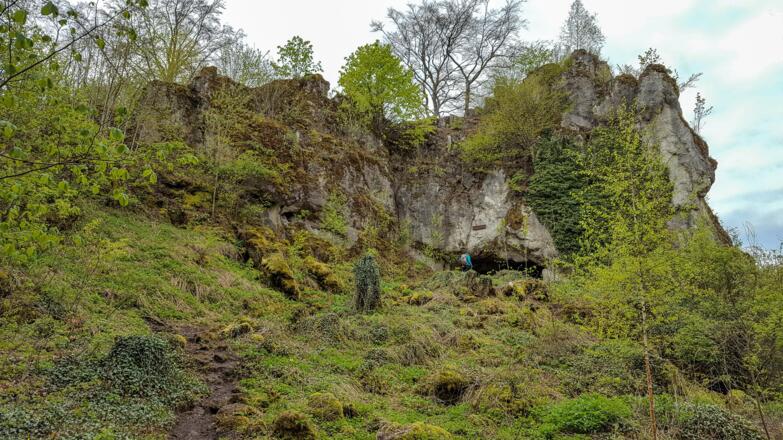 Der kleine Anstieg zum Quakenschloß