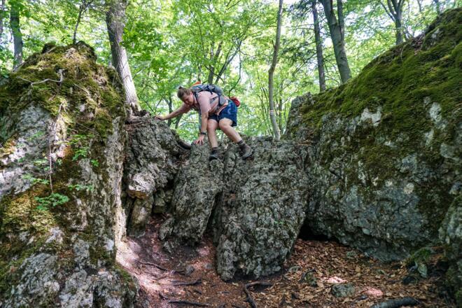 Nette Kraxeleinlagen am Eibengrat
