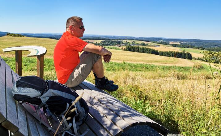 Liegebank auf dem Schnebeser Knock