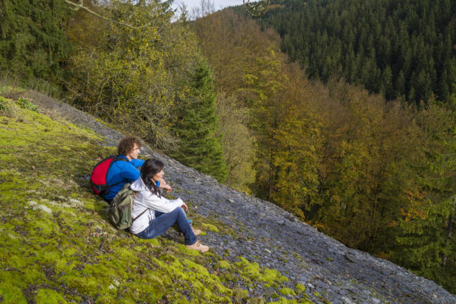 Auf der Schieferhalde bei Dürrenwaiderhammer