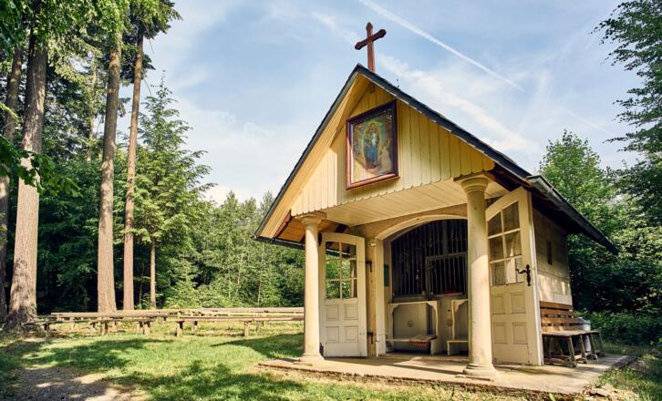 Die Waldkapelle bei Glosberg