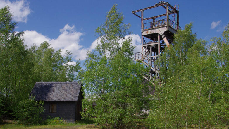 Förderturm im Untertagebau