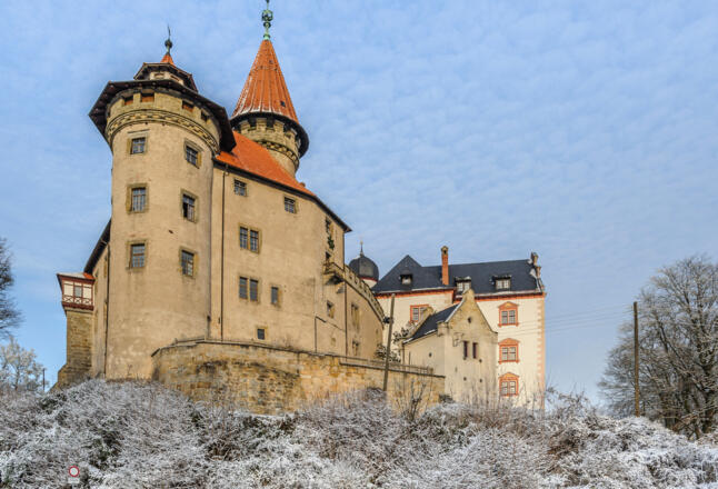 Veste Heldburg im Winter