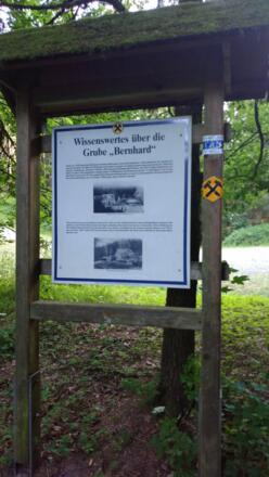 Infotafel Grube Bernhard