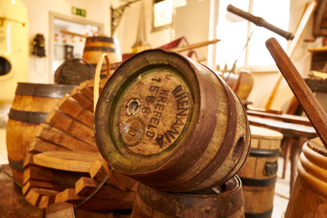 Im Brauer- und Büttnermuseum in Weißenbrunn