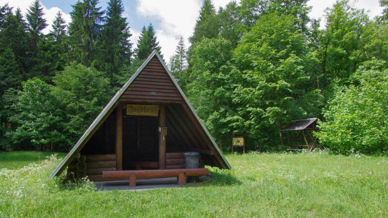 Schutzhütte am Rennsteig