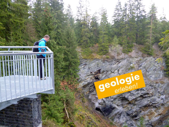 Die Aussichtsplattform am Schallersbruch