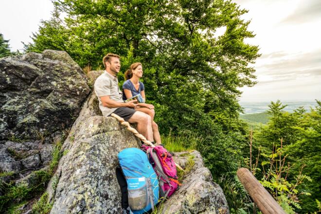Aussichtspunkt am Rennsteig