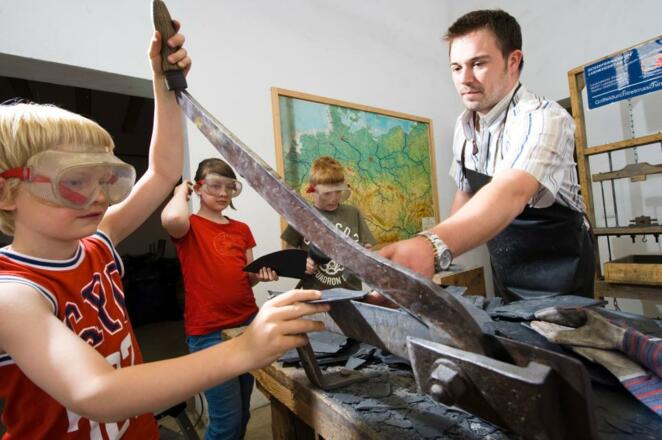 Im Schiefertafelmuseum Ludwigsstadt