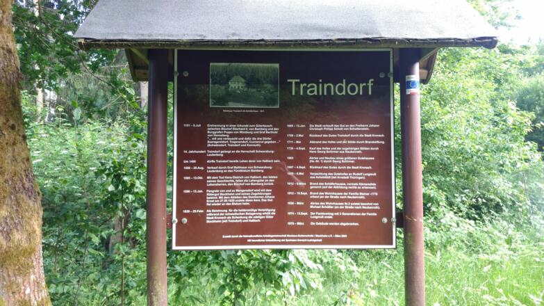 Infotafel Traindorf