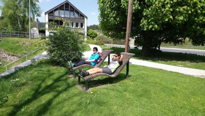 Pause in Steinwiesen