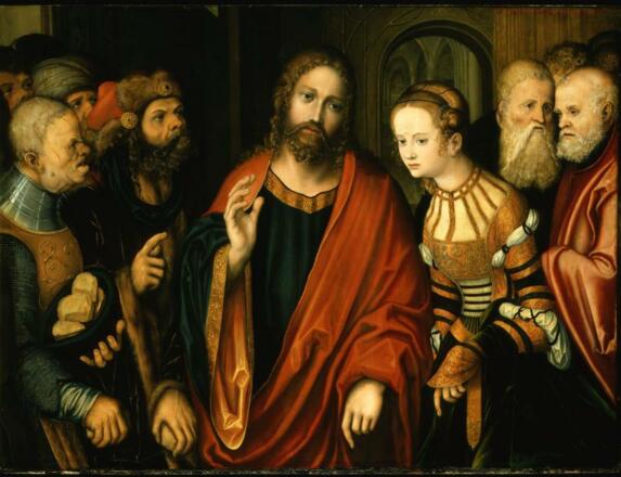 Fränkische Galerie Kronach, Christus und die Ehebrecherin