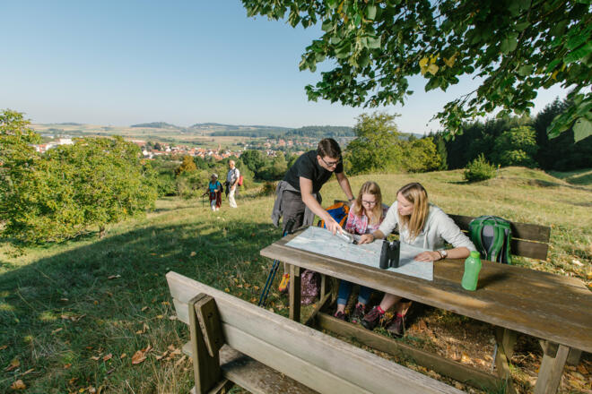 Rast Auf der Jurakante