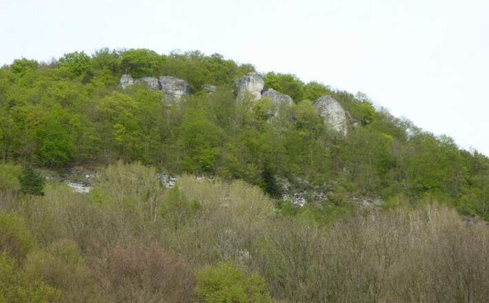 Blick auf den &quot;Hohlen Felsen&quot;