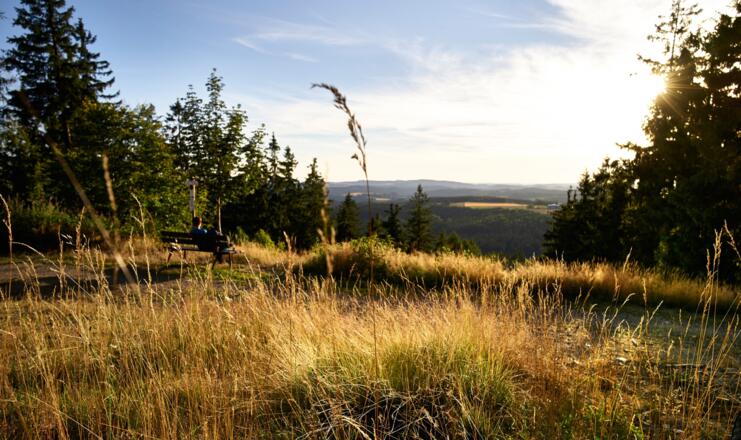 Ausblick vom Döbraberg