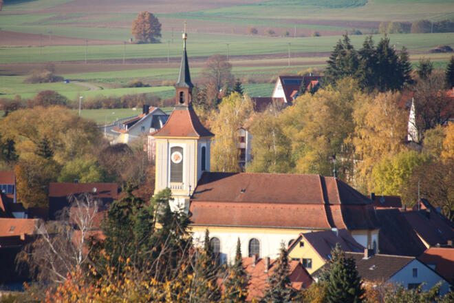 Blick auf Thalmässing