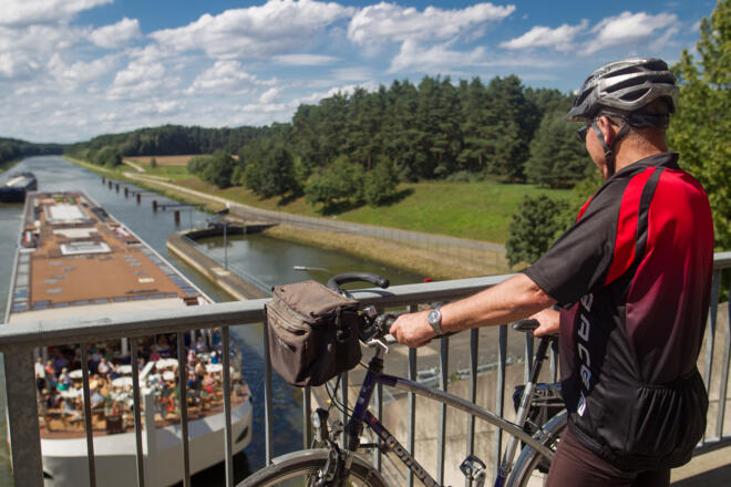 Blick von der Schleuse Eckersmühlen