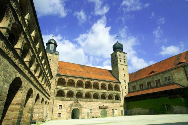 Schöner Hof auf der Plassenburg