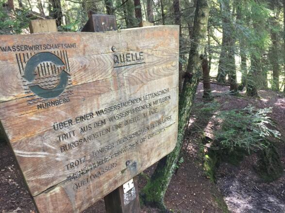 Quelle kurz vor der Waldschänke