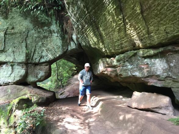 Weg durch die Schwarzachklamm