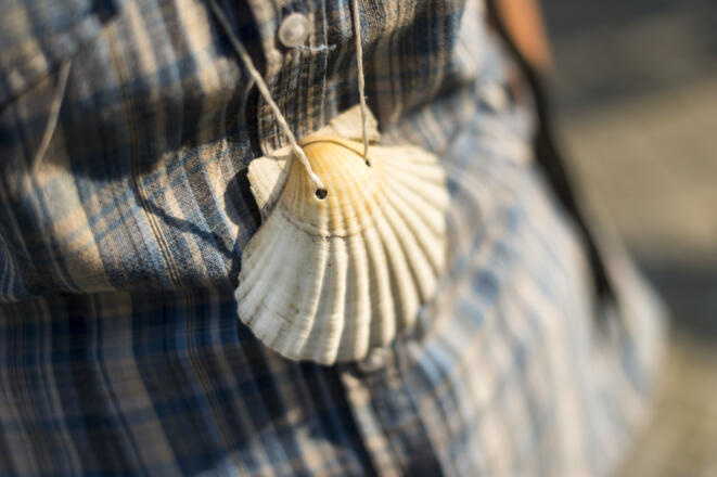 Wandern im Zeichen der Muschel
