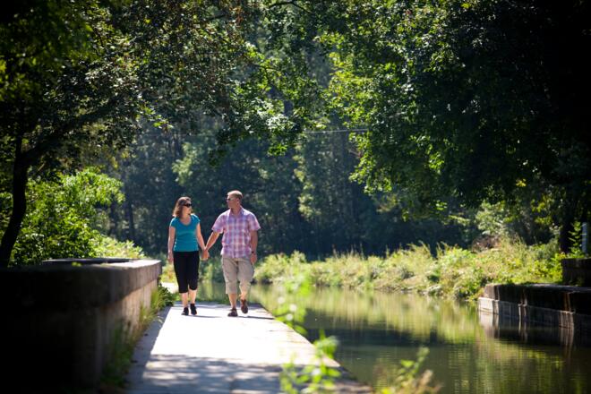 Wanderunng entlang des Ludwig-Donau-Main-Kanal