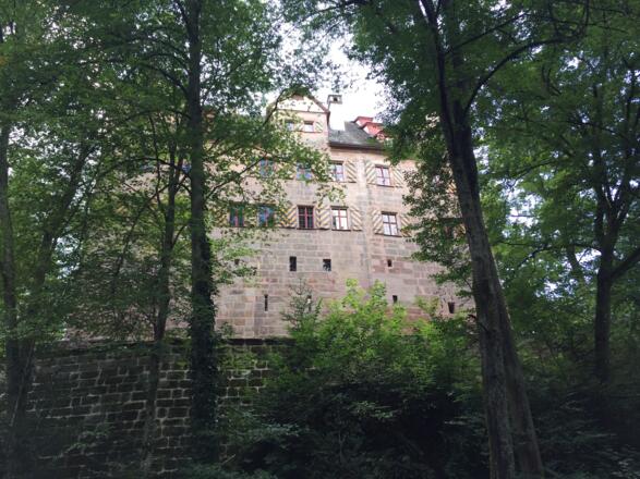 Das Petzsche Schloss vomTalgrund