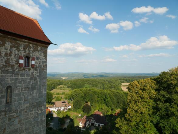Blick von der Burg Hohenstein