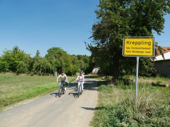 Ortseinfahrt von Kreppling