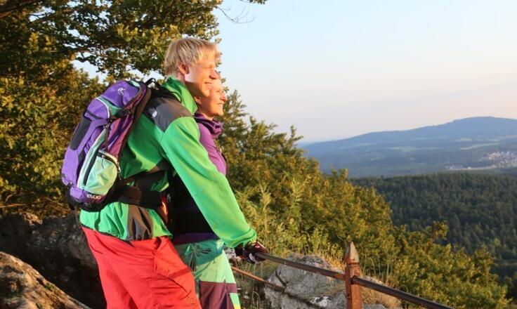 Eine herrliche Aussicht vom Glatzenstein