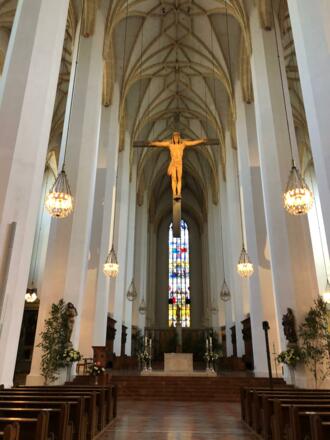 Die Frauenkirche vom Teufelstritt aus