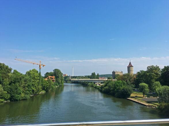Maintalradweg bei Ochsenfurt
