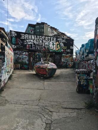 Urban Art auf dem Gelände des Bahnwärter Thiel