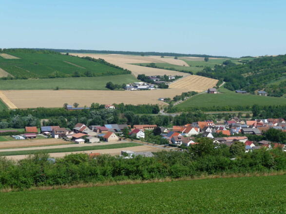 Blick auf Tauberrettersheim