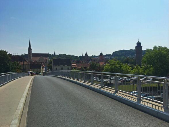 Maintalradweg bei Ochsenfurt
