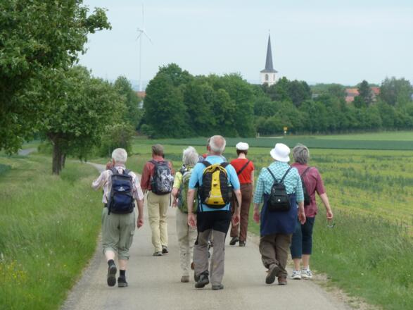Auf dem Weg nach Aub