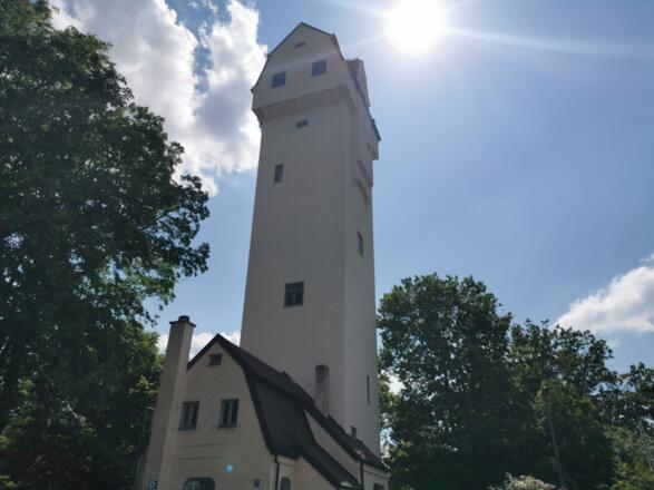 Aubinger Wasserturm - Außenansicht