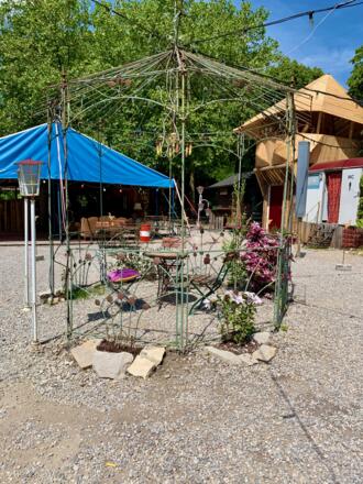 Sitzbereich des Café&#039;s