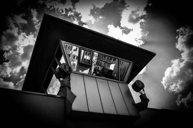 Wachturm der JVA Stadelheim