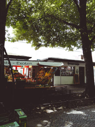 Obststand am Elisabethmarkt