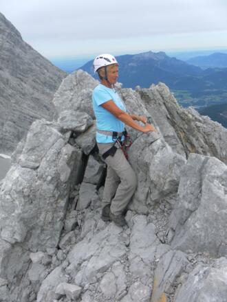 am Gipfel der Watzmann Jungfrau