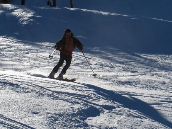 Bequeme Abfahrten auf Pisten